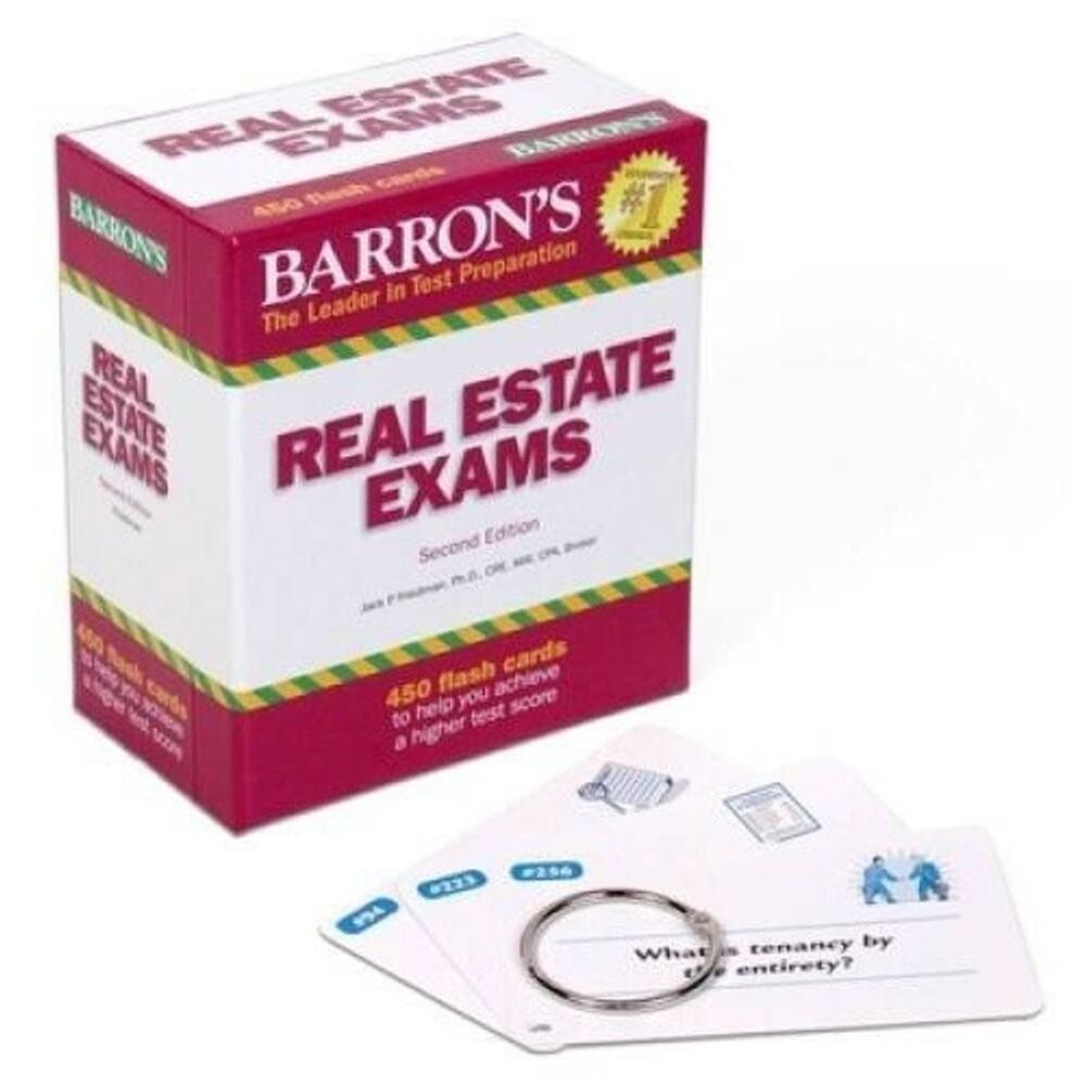 Barron's Real Estate Exam Flash Cards, 2nd Edition - Cards - GOOD